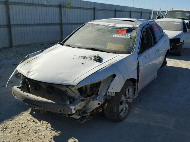 1HGCP26809A080460 - 2009 HONDA ACCORD EXL WHITE photo 2