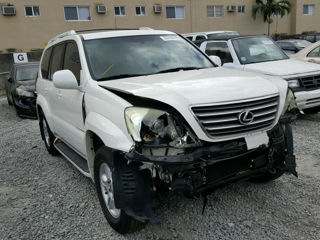 JTJBT20X060110027 - 2006 LEXUS GX 470 WHITE photo 1