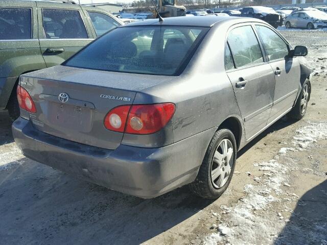 2T1BR32EX5C490985 - 2005 TOYOTA COROLLA CE GRAY photo 4