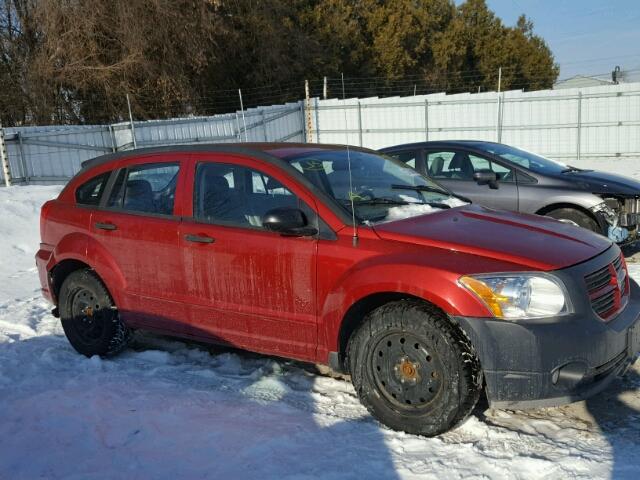 1B3HB48B67D350036 - 2007 DODGE CALIBER SX RED photo 1