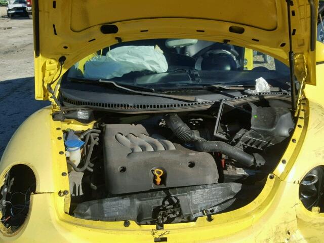 3VWCA21CXXM442089 - 1999 VOLKSWAGEN NEW BEETLE 黄色 照片 7