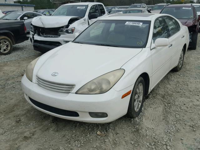 JTHBA30G340019487 - 2004 LEXUS ES 330 WHITE photo 2