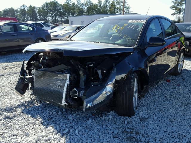 1G1PG5SB1E7256709 - 2014 CHEVROLET CRUZE LTZ BLACK photo 2