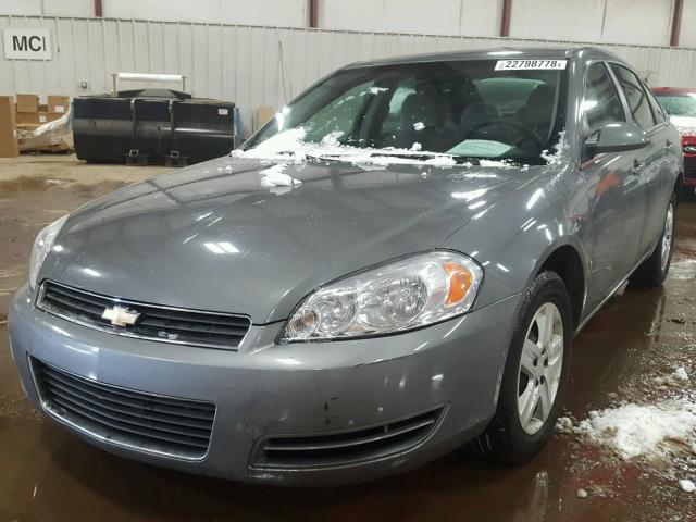 2G1WB58K489277400 - 2008 CHEVROLET IMPALA LS GRAY photo 2