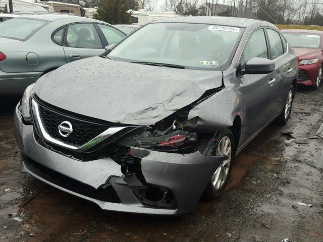 3N1AB7AP7HY262878 - 2017 NISSAN SENTRA S GRAY photo 2