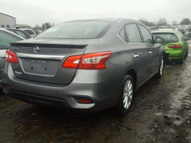 3N1AB7AP7HY262878 - 2017 NISSAN SENTRA S GRAY photo 4