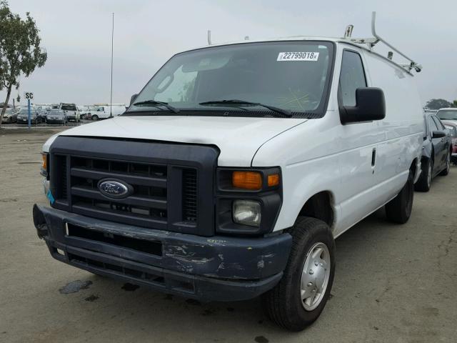 1FTNE1EW9CDA20321 - 2012 FORD ECONOLINE WHITE photo 2