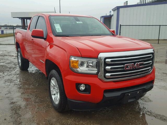 1GTH5CEN4H1313097 - 2017 GMC CANYON SLE RED photo 1