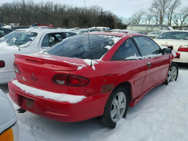 1G1JF12T517143561 - 2001 CHEVROLET CAVALIER Z RED photo 4