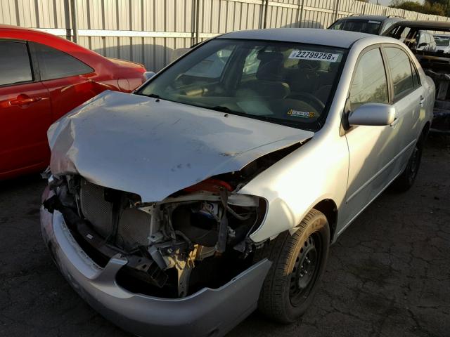 1NXBR32E75Z498413 - 2005 TOYOTA COROLLA CE SILVER photo 2