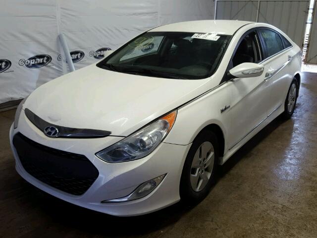 KMHEC4A44CA032336 - 2012 HYUNDAI SONATA HYB WHITE photo 2