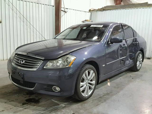 JNKCY01F39M852162 - 2009 INFINITI M35 BASE BLUE photo 2