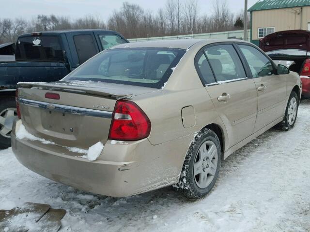 1G1ZT51896F117543 - 2006 CHEVROLET MALIBU LT BEIGE photo 4