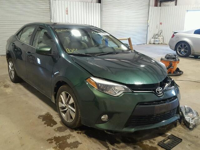 5YFBPRHE9EP052863 - 2014 TOYOTA COROLLA EC GREEN photo 1