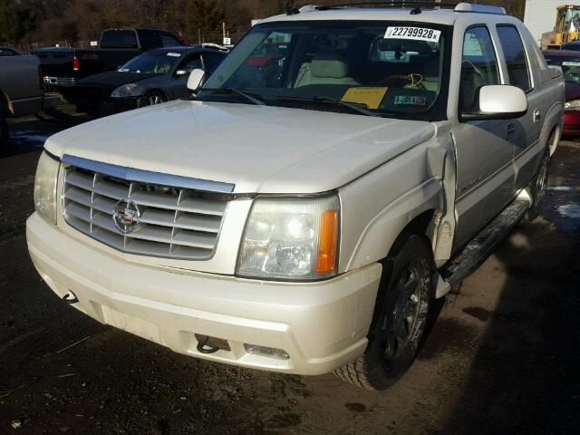 3GYEK62N74G228049 - 2004 CADILLAC ESCALADE E WHITE photo 2