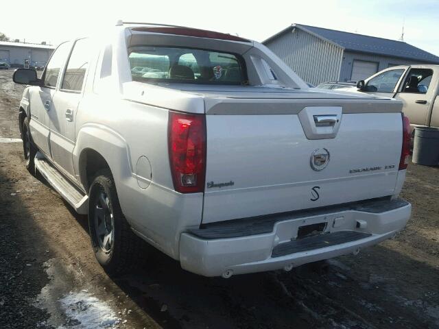 3GYEK62N74G228049 - 2004 CADILLAC ESCALADE E WHITE photo 3