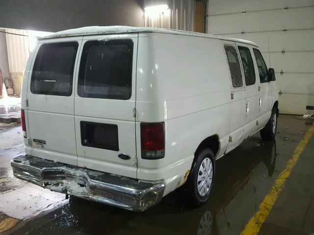 1FTRE14W16HB05654 - 2006 FORD ECONOLINE WHITE photo 4