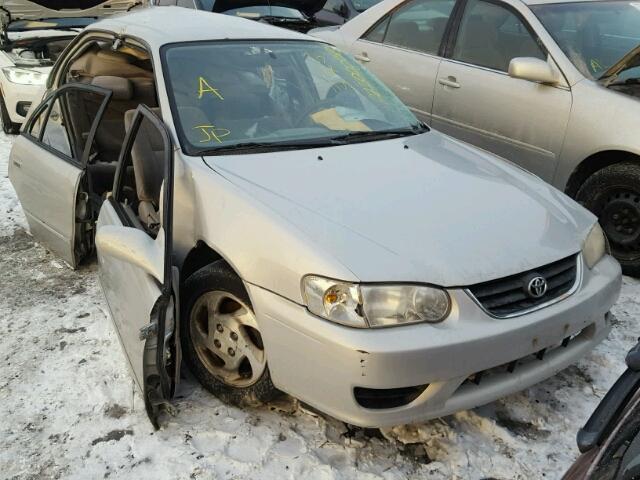 2T1BR12E21C817121 - 2001 TOYOTA COROLLA CE SILVER photo 1