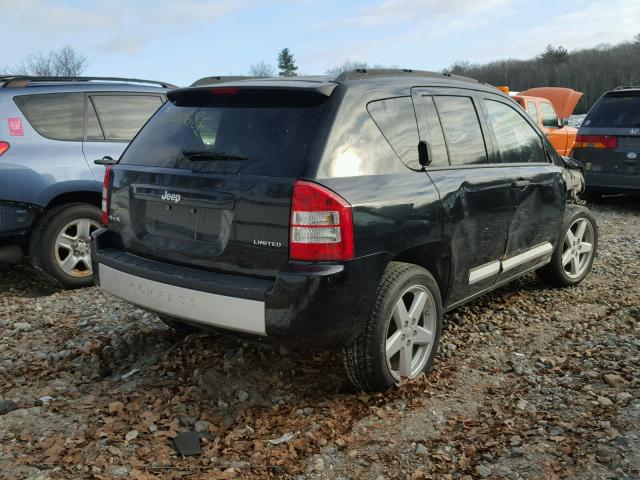 1J8FF57W47D120721 - 2007 JEEP COMPASS LI BLACK photo 4