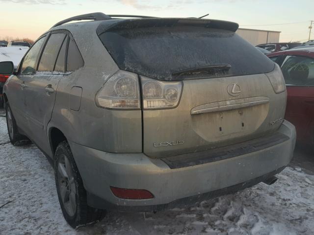 2T2HK31UX7C046639 - 2007 LEXUS RX 350 SILVER photo 3