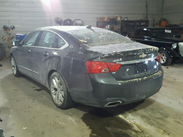 2G1165S38F9175806 - 2015 CHEVROLET IMPALA LTZ GRAY photo 3