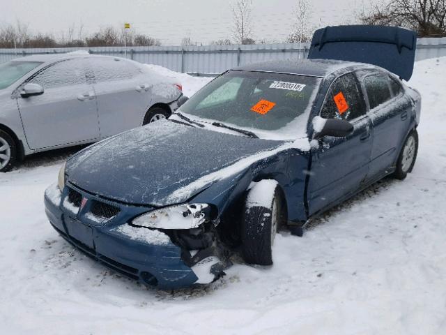 1G2NF52F83C183626 - 2003 PONTIAC GRAND AM S ლურჯი ფოტო 2