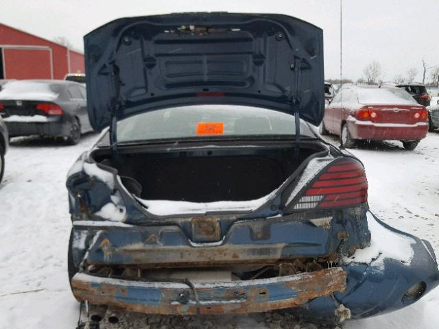 1G2NF52F83C183626 - 2003 PONTIAC GRAND AM S ლურჯი ფოტო 9