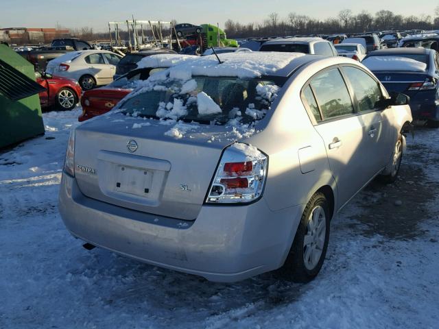 3N1AB61E68L721520 - 2008 NISSAN SENTRA 2.0 SILVER photo 4