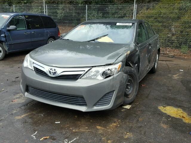 4T1BF1FK5CU595989 - 2012 TOYOTA CAMRY BASE CHARCOAL photo 2