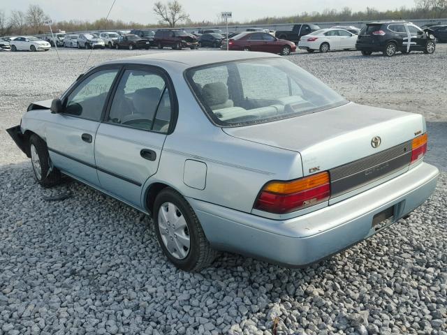 2T1AE09B3SC113010 - 1995 TOYOTA COROLLA LE BLUE photo 3