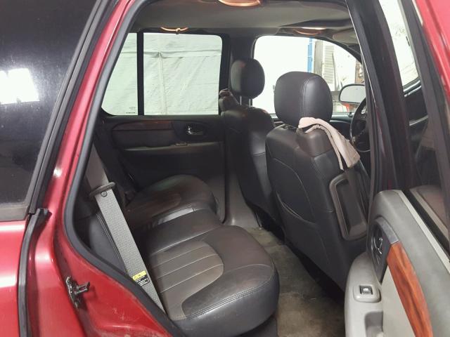 1GKDT13S542191313 - 2004 GMC ENVOY RED photo 6