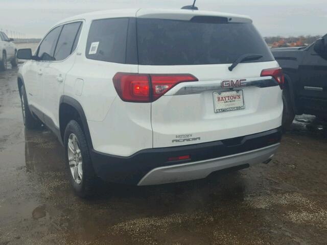 1GKKNKLA5HZ295926 - 2017 GMC ACADIA SLE WHITE photo 3