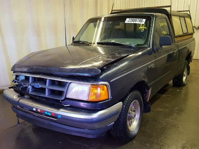 1FTCR10A6RPC25688 - 1994 FORD RANGER BLACK photo 2