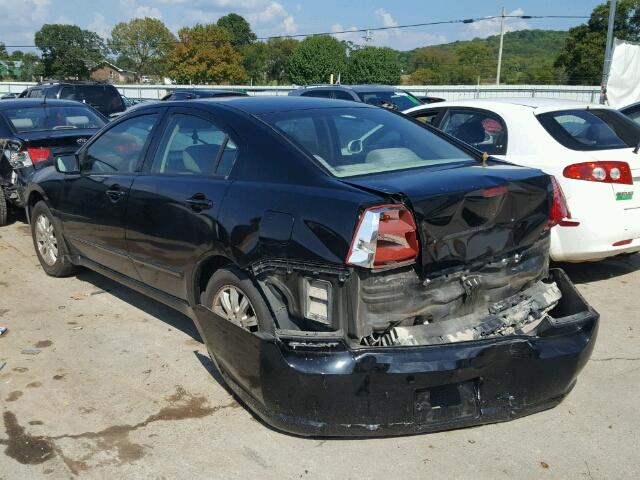4A3AB36FX6E009423 - 2006 MITSUBISHI GALANT ES შავი ფოტო 3