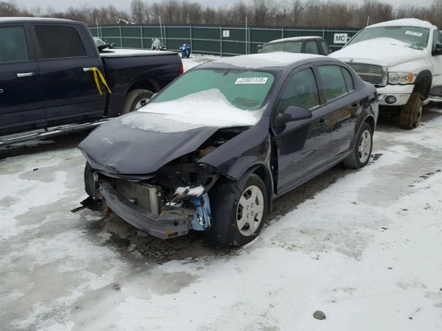 1G1AL55F487224230 - 2008 CHEVROLET COBALT LT BLUE photo 2