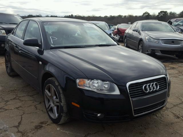 WAUAF78E67A111360 - 2007 AUDI A4 2 BLACK photo 1