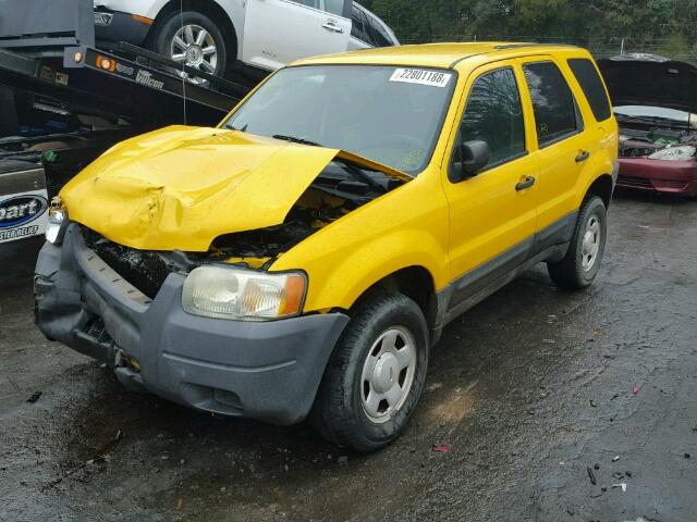 1FMYU02133KC57753 - 2003 FORD ESCAPE XLS YELLOW photo 2