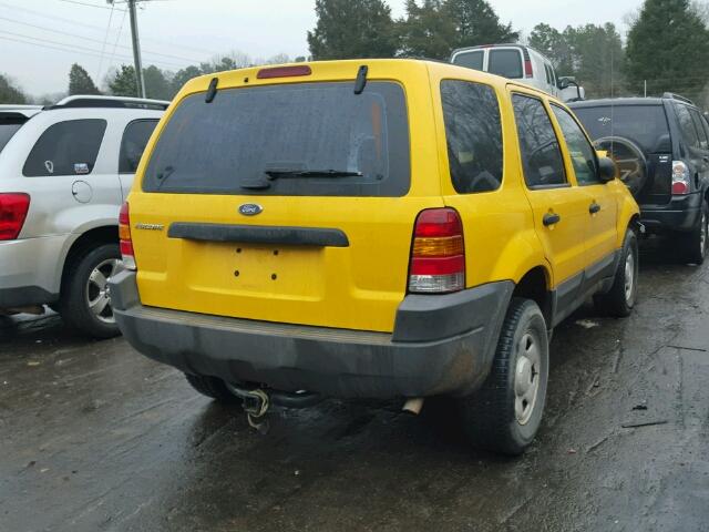 1FMYU02133KC57753 - 2003 FORD ESCAPE XLS YELLOW photo 4