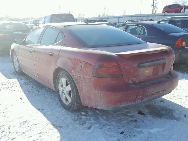 2G2WP552061303553 - 2006 PONTIAC GRAND PRIX Qırmızı foto 3