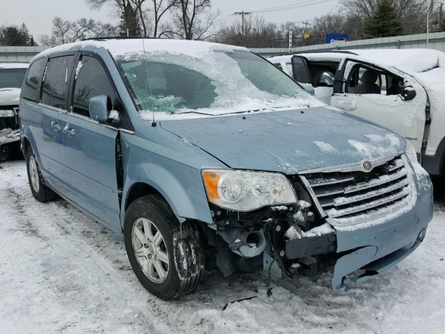 2A8HR54P38R648391 - 2008 CHRYSLER TOWN & COU BLUE photo 1