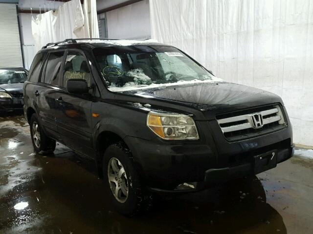 5FNYF18388B007796 - 2008 HONDA PILOT SE BLACK photo 1