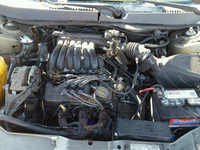 1FAFP58U43A230252 - 2003 FORD TAURUS SE GREEN photo 7