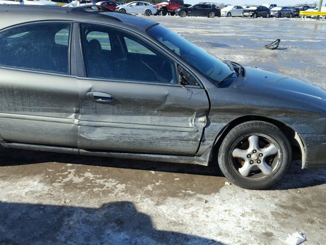 1FAFP58U43A230252 - 2003 FORD TAURUS SE GREEN photo 9