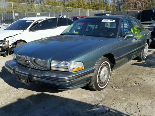 1G4HR52K4TH447162 - 1996 BUICK LESABRE LI TEAL photo 2