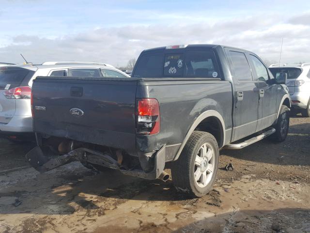 1FTPW14566FA21191 - 2006 FORD F150 SUPER BLACK photo 4