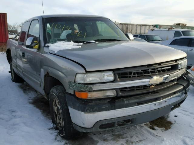 1GCEK19T4YE161050 - 2000 CHEVROLET SILVERADO GRAY photo 1