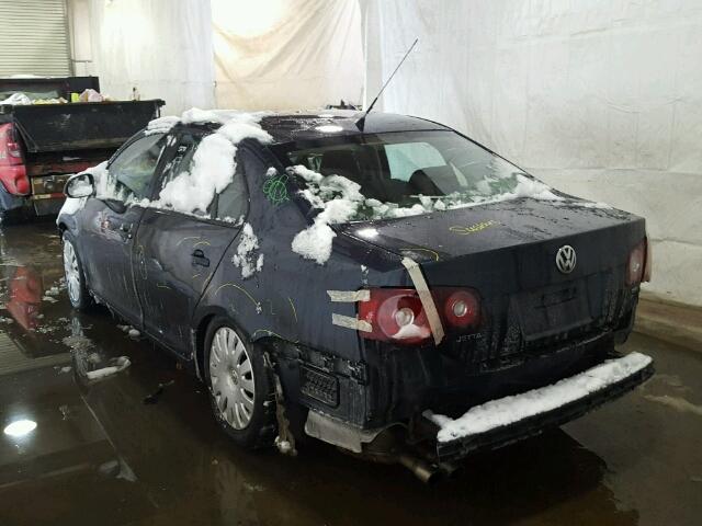 3VWJZ71K79M132831 - 2009 VOLKSWAGEN JETTA S 蓝色 照片 3