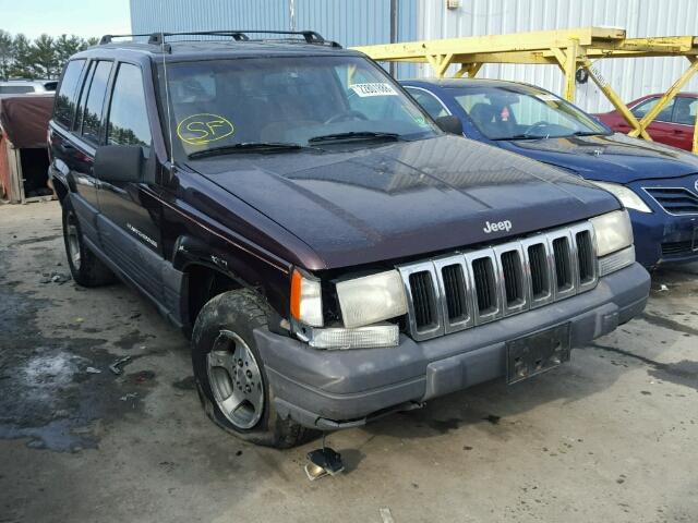 1J4GZ58Y6TC174082 - 1996 JEEP GRAND CHER MAROON photo 1