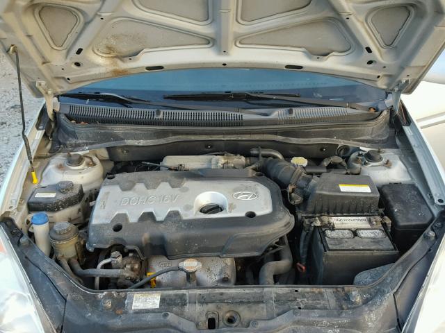 KMHCN46C66U013016 - 2006 HYUNDAI ACCENT GLS SILVER photo 7