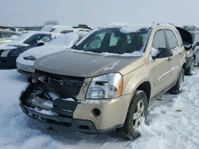 2CNDL23F476031639 - 2007 CHEVROLET EQUINOX LS BEIGE photo 2